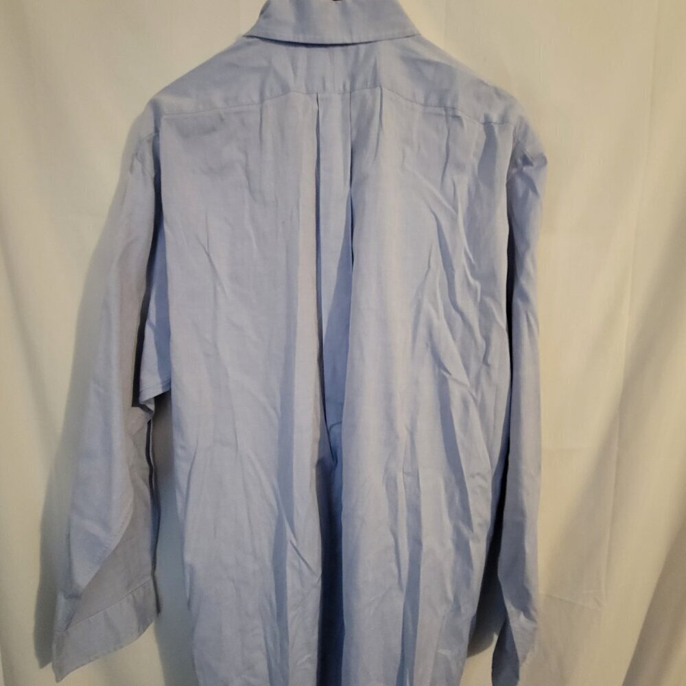 Men's Blue Dress Shirt Ralph Lauren 17 35 - Picture 2 of 2